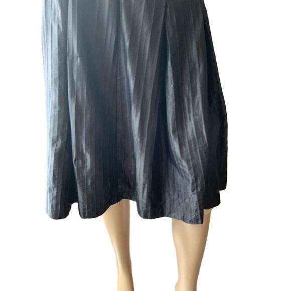 Mossimo Black Knee-Length Pleated Elastic Waistband Fairy Grunge Skirt Size 2 - Picture 3 of 13